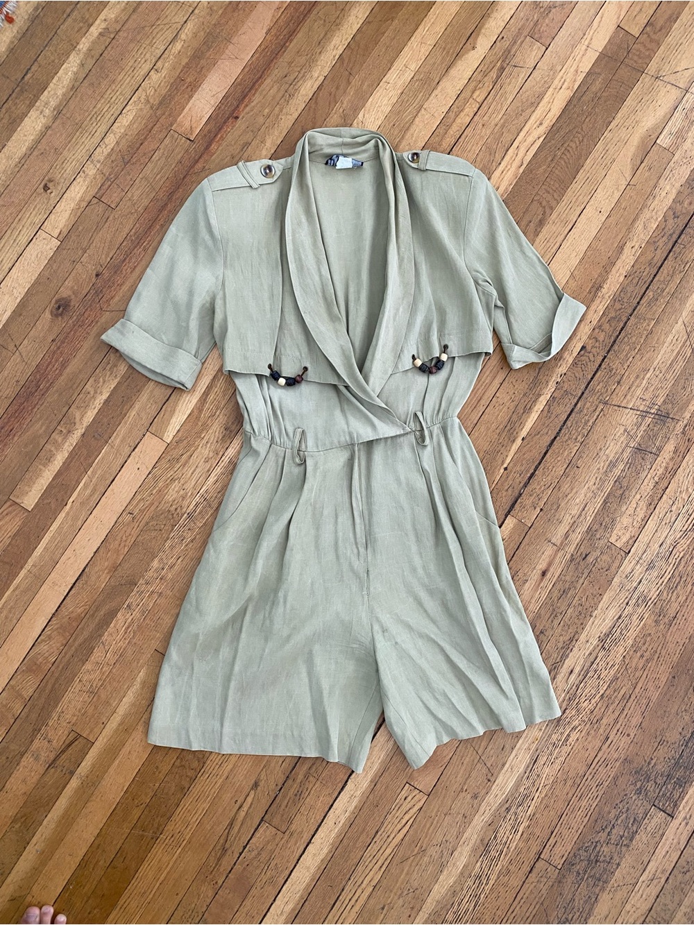 Vintage Short Sleeve Romper